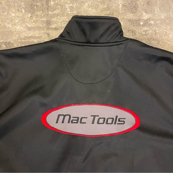 Mac Tools 1/4 Zip Black Pullover Sweater - Mens 2XL - Picture 3 of 12